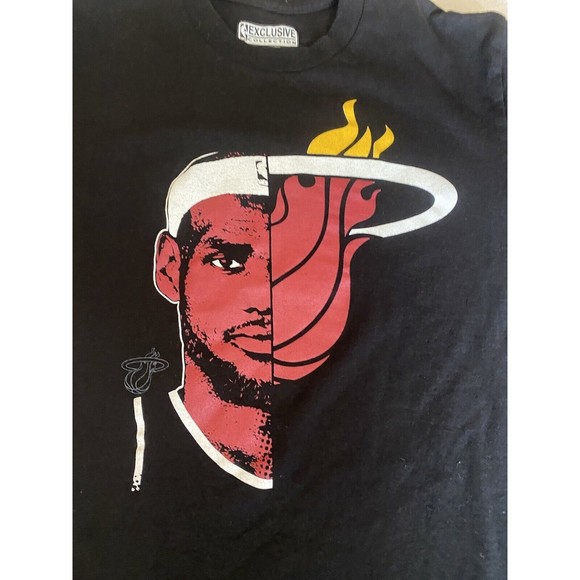 Lebron James Miami Heat  Exclusive Edition T Shirt Size M - Picture 2 of 16